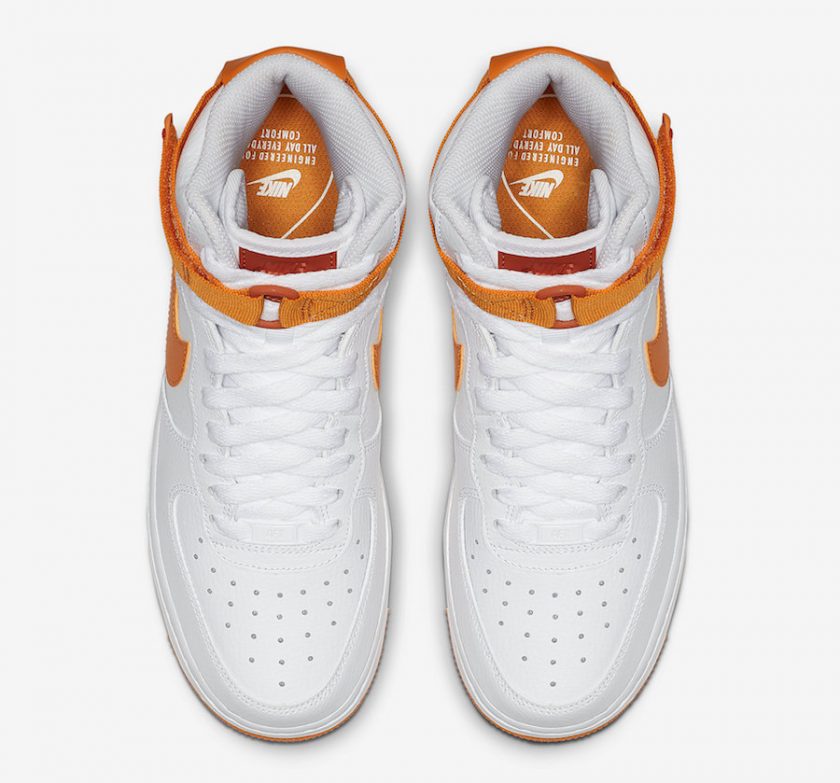 White and Orange Air Force 1 High Coming Soon | Sneaker Shop Talk