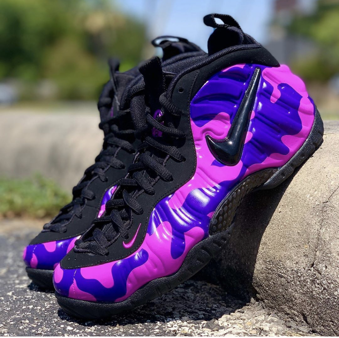 Images of the Purple Camouflage Nike 