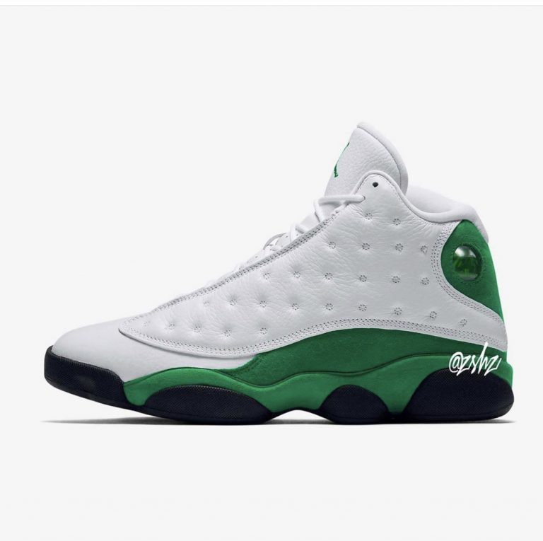 A white and green Air Jordan 13 coming in 2020 | Sneaker Shop Talk
