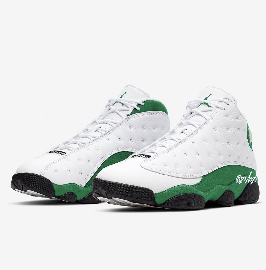 White and Green Air Jordan 13 on the way in 2020 | Sneaker Shop Talk