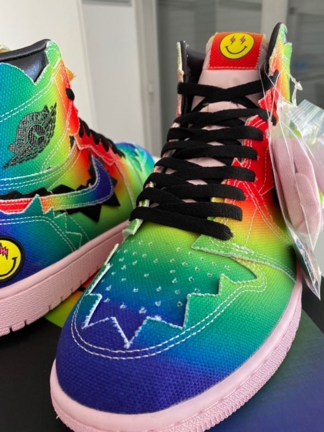 Check out these latest images of the J Balvin Air Jordan 1 | Sneaker