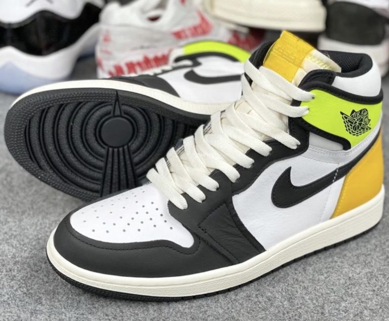Check out these latest images of the “Volt Gold” Air Jordan 1 High OG