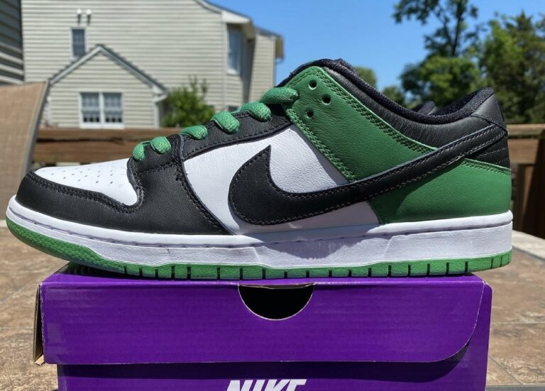 Check out these latest images of the “Classic Green” Nike Dunk Low SB ...