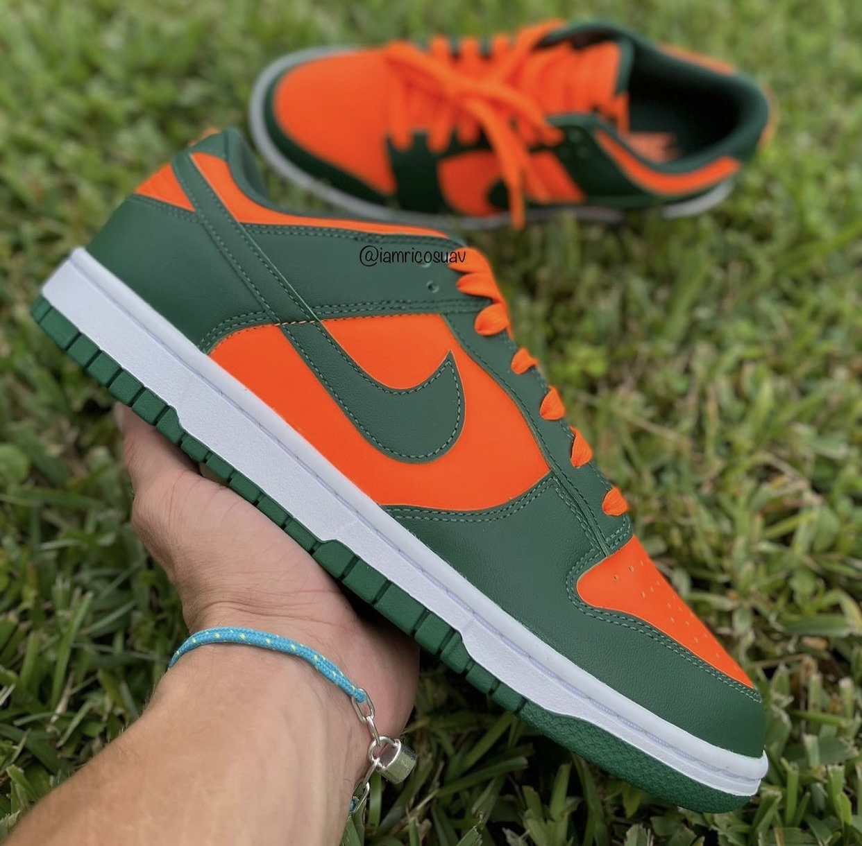 dunk low green