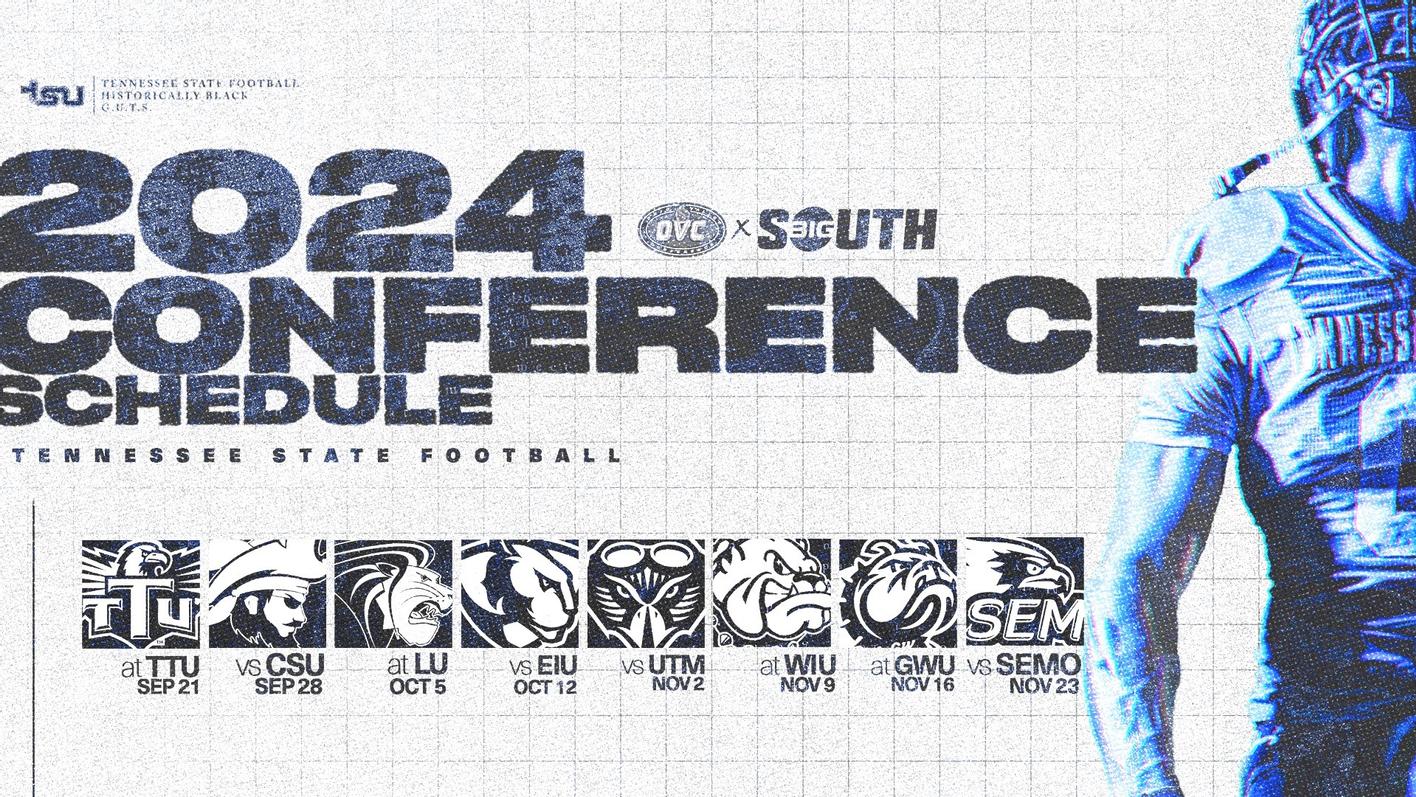 Tennessee State announces 2024 Big SouthOVC Football schedule