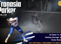 Albany State’s Tranisha Parker recognized as Top 10 Freshman hitter