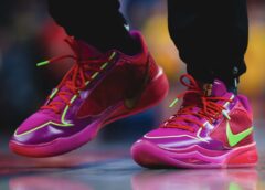 Sabrina Ionescu Wears EYBL PE “The Academy” Nike Sabrina 4 Before Liberty Game