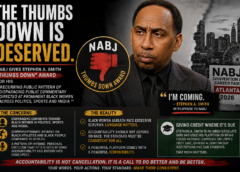 Stephen A. Smith’s NABJ Thumbs Down Award Is Not About Silencing Him. It Is About Accountability.