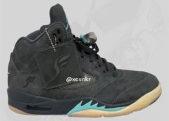 CLOSER LOOK: SoleFly x Air Jordan 5 “Black/Aurora Green” Is Bringing Miami Heat to the AJ5